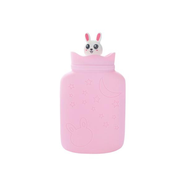 Small Leak Proof Silicone Hot Water Bag With Removable Cover For Pain Relief