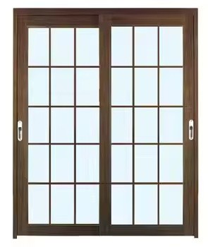 Exterior PVC Sliding Door Powder Coating Residential Sliding Glass Doors