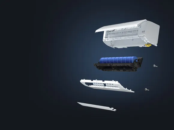 Demonstration of Hisense Easy Pure disassembly for maintenance