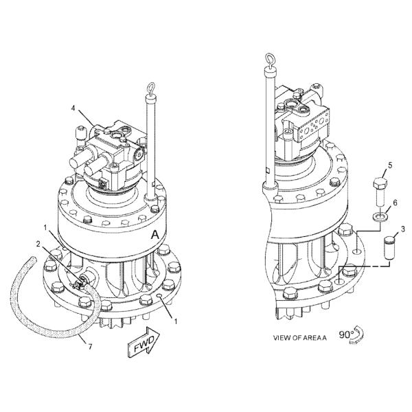 SWING REDUCTION GEARA FOR CATERPILLAR 320C/320D EXCAVATORS AFTERMARKET