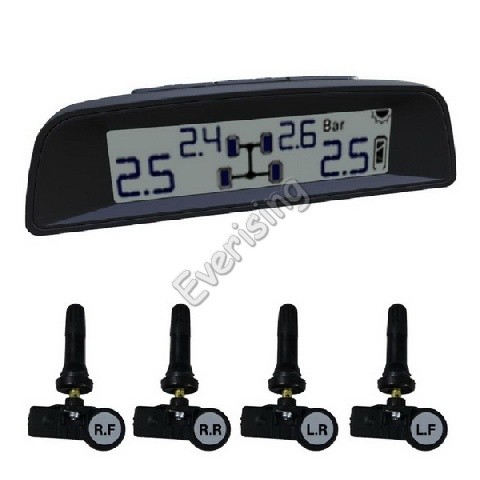 Quality Solar Car TPMS System Tyre Monitoring Syestem TPMS Valve with 4 Sensors for sale