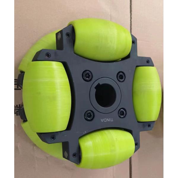 Black AGV Multidirectional Wheels For High Efficient Performance