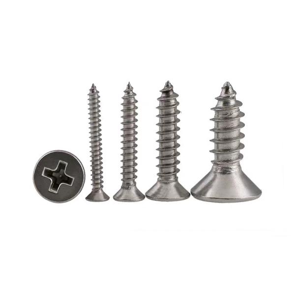 Hard Fiber Nail DIN18182 Standard Color Zinc Cross Countersunk Head Self Tapping Screw
