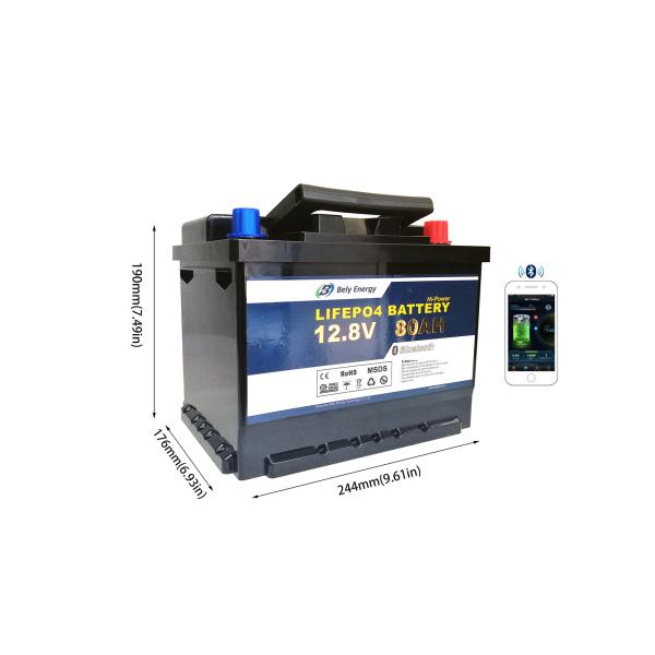 IU 1024Wh 12v 80ah Lithium Ion Battery Copper Pillar UPS LiFePo4 Battery