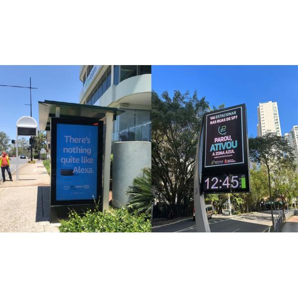 Fanless Outdoor Advertising Screen 4K Totem Touch Kiosk Android Waterproof Floor Stand Digital Signage