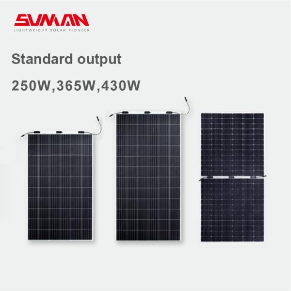 430w Flexible Monocrystalline Solar Panel Sunman Solar Panel For Boat RV