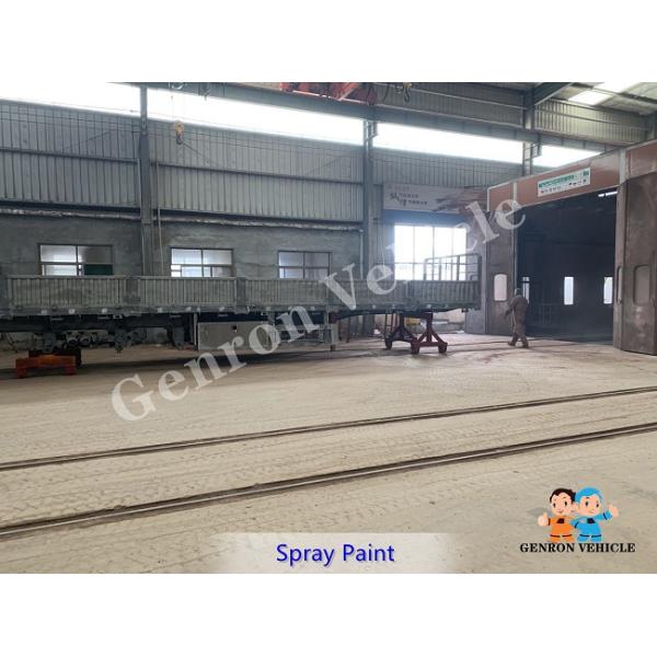 40ft Containers 80T Drop Side Semi Trailer With Twist Locks