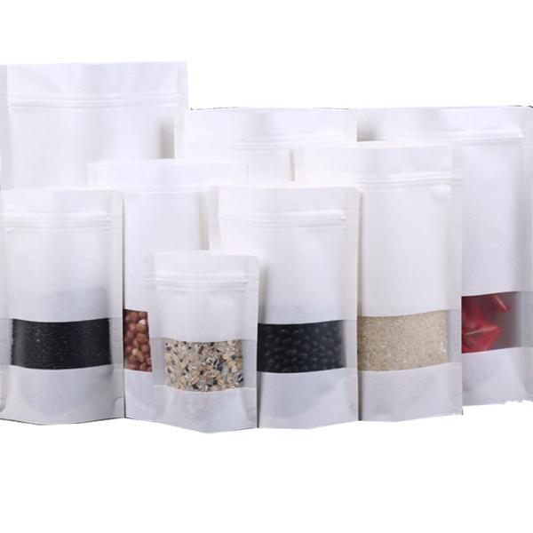 Leak-Proof And Moisture-Proof Kraft Paper Window Bag For Food Packaging