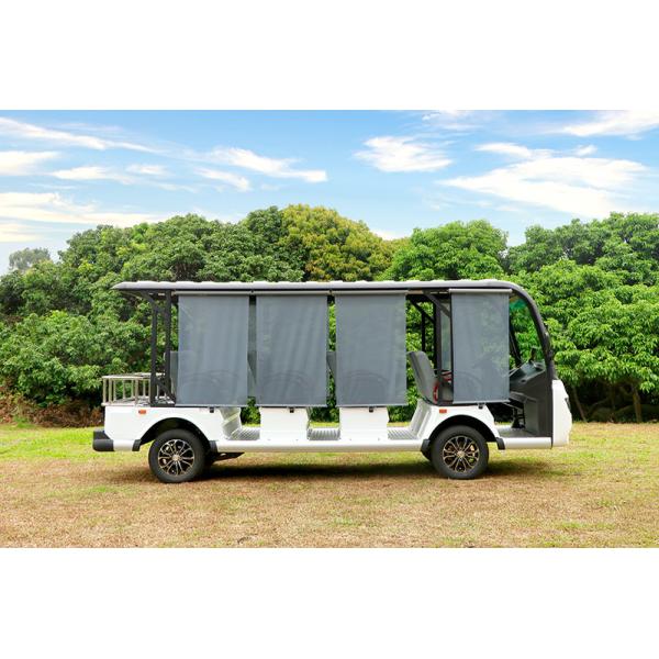 EcoGolf Shuttle Bus 8 Passenger With 72V Lithium Ion Battery For Leisure Tours