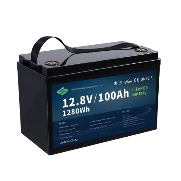 Hertz 12100 Deep Cycle LiFePO4 Battery 12.8V 100Ah for Energy Storage, High Cycle Life, IP65 Waterproof