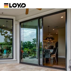 Quality Frameless Glass Aluminum Sliding Door For Patios , Balconies for sale