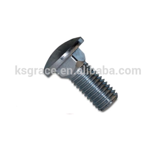 Hardened Steel Grade 8.8 10.9 Round Head Bolts Din 603 607 605 ASME M8 M14 M16 Bolt And Nut