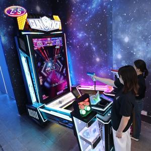 Buy cheap 75" Arcade Style Shooting Games Integrated Cabinet Shooting Arcade from wholesalers