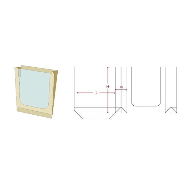 SGS Custom Printed Kraft Takeaway Box For Bread Or Food