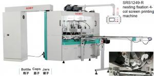China 380V 60HZ 4 Color Automatic Bottle Screen Printing Machine Servo Control on sale