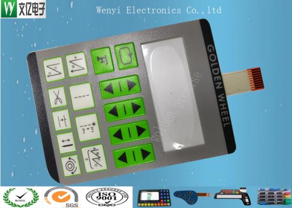 Buy Clear LCD Window Embossing Membrane Switch Keypad With High Glossy at wholesale prices
