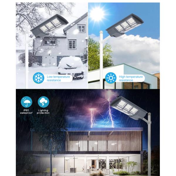 Garden Road Ip65 Outdoor Solar Powered Street Lights ABS 100w 200w 300w 400w