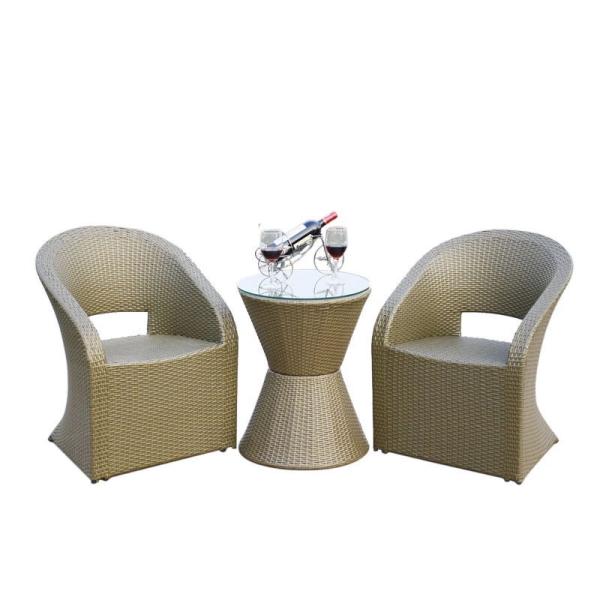 SGS Round Rattan Side Table