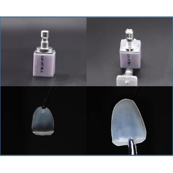 Dental Glass Ceramics Material Lithium Disilicate 400MPa Strength for Chairside Restorations