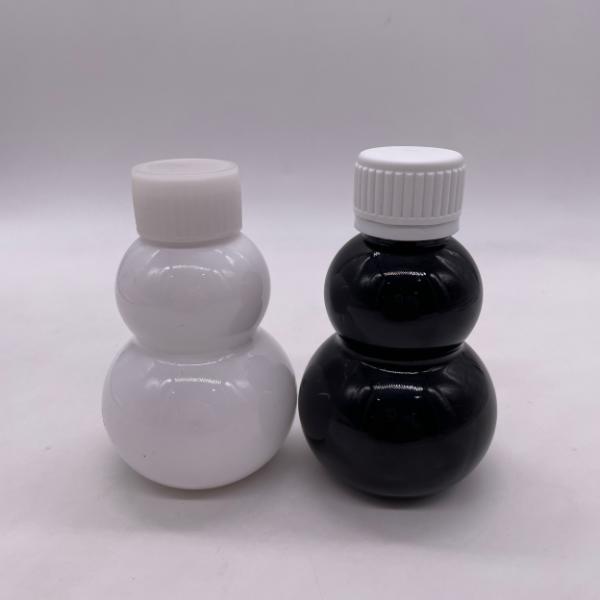 120ML PET Gourd Bottle for Health Products Customizable Color Screw Cap and Free Sample