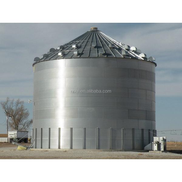 5000ton Corn Grain Storage Silo with Temperature Level Moisture Monitoring System