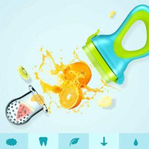 China Leakproof Baby Silicone Food Teether Pacifier Durable Odorless on sale