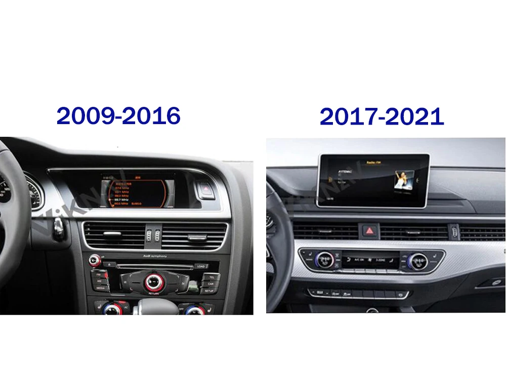 Viknav 2009-2021 A4L Audi Android Radio Car Stereo DVD Multimedia Player