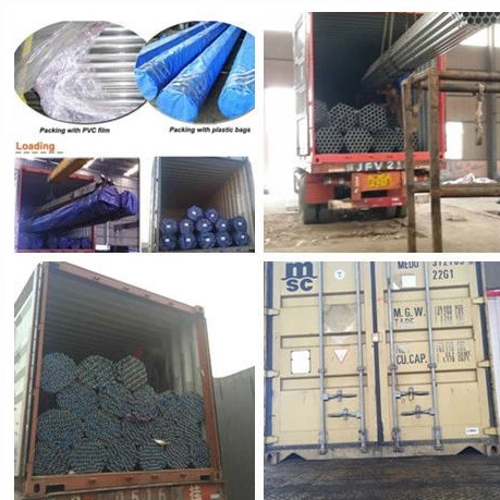 Waterworks ERW Galvanized Carbon Steel Pipes Astm A178 Gr A