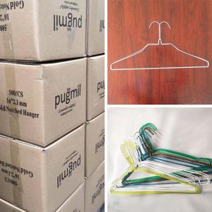 Blue Color 16inch 1.9mm Powder Coated Wire Suit Hanger Manufacturer