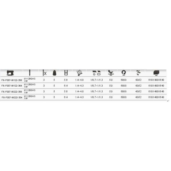 Siruba Type Flatbed Interlock Sewing Machine FX-F007