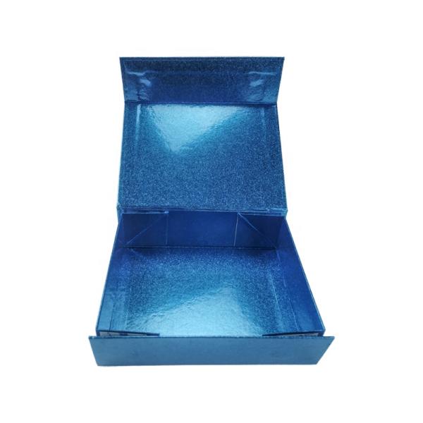 Customized Logo Cardboard Packaging Box Glossy Finish Flip Gift Box for Tea