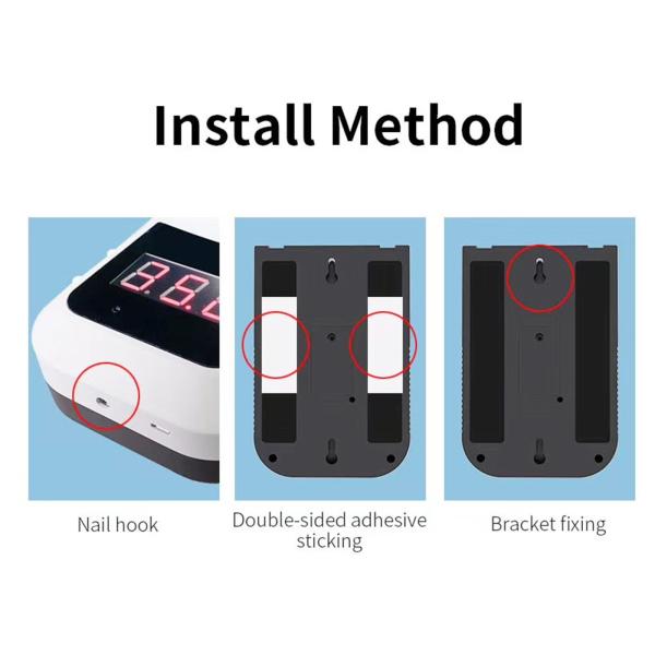 ABS material infrared thermometer non-contact thermometer‎ public thermometer adult or kids‎ Forehead thermometer