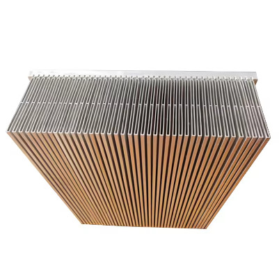 Anodized Round Extruded Aluminum Heatsink Square Quantum Board Heat Sink