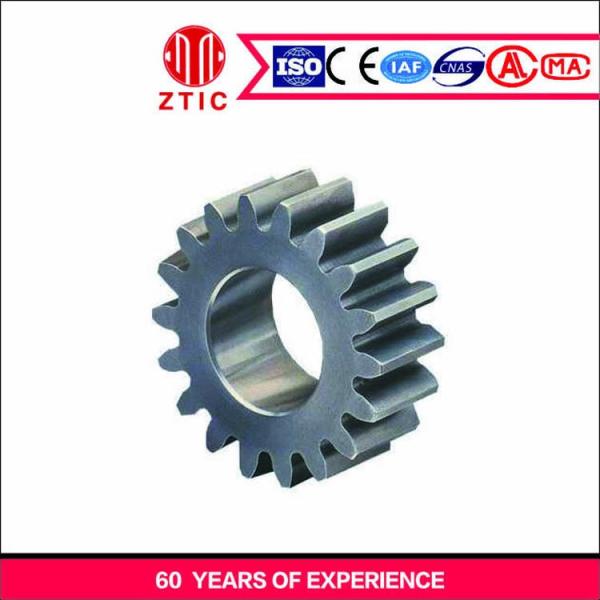 C45E 1030 Carbon Steel Roller Mill Bevel Pinion Gear with quenched and tempered steel