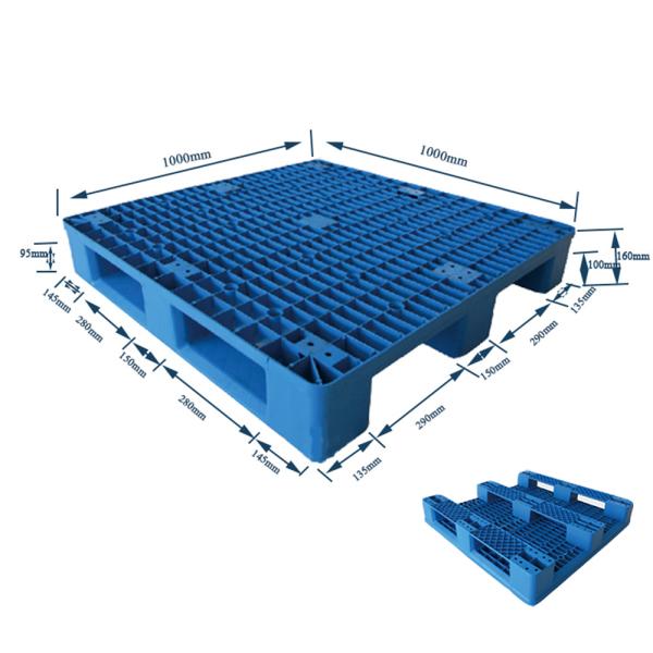 Stackable 1000x1000 Plastic Shipping Pallets For Goods Transport