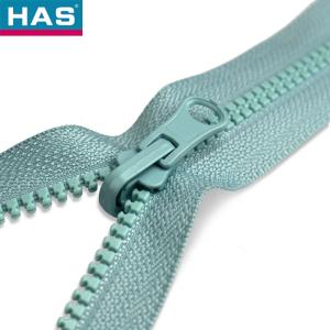 Quality #5 Custom Long Zipper Plastic Open End Jacket Resin Zipper for Garment for sale