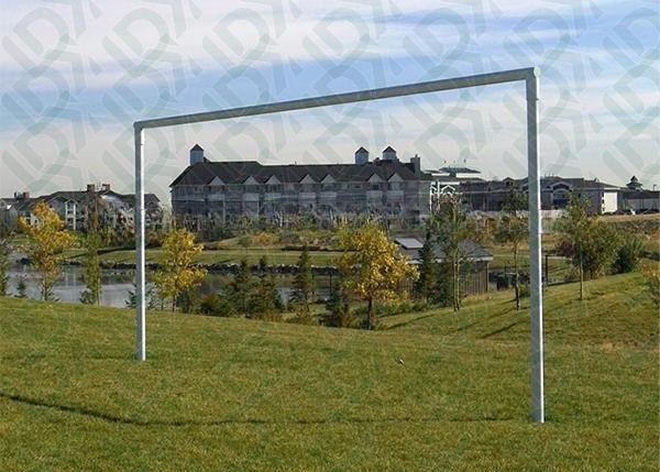 Anti Acid Anti Wet Metal Goal Posts Underground Pop Up Football Goals