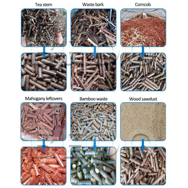 Carbon Steel Wood Pellet Machine 4800kg Wood Pellet Press Machine