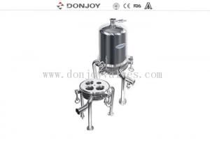 Quality 30 Micro Pipeline Filter Stainless Steel Cartridge Housing 0.5T/H - 25T/H for sale