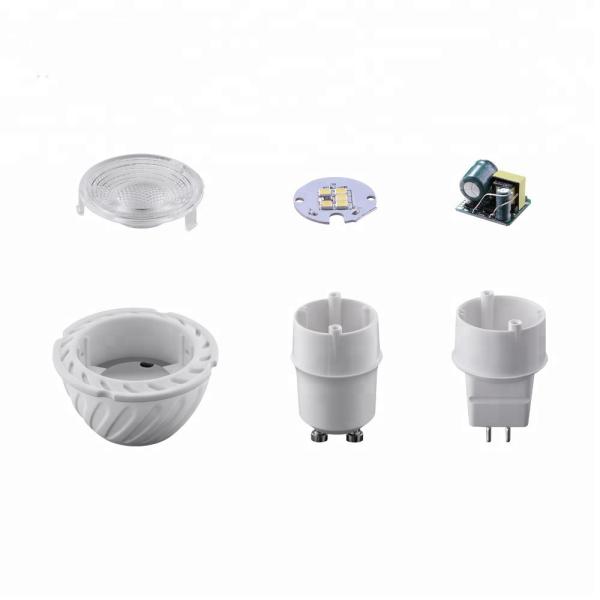 Lightweight 5W GU10 LED Bulbs Warm White 450 Lumen Practical SMD2835