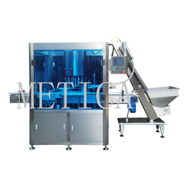 100BPM Automatic High Speed Rotary Bottle Capping Machine For Plastic Bottle