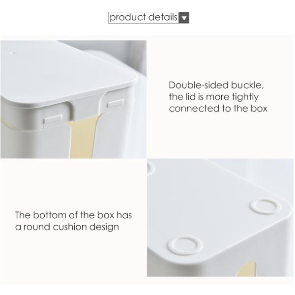 Blue Plug Hub Cable Organizer Box Wire Storage Box Cable Manager