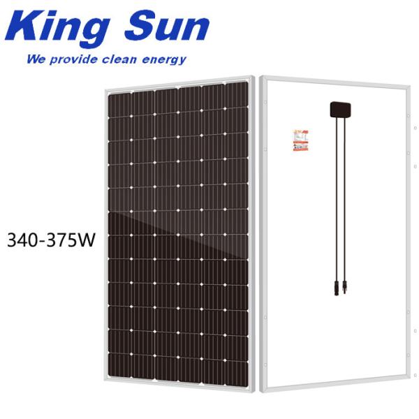White 345 Watt 5BB Crystalline Solar Panel , PV Solar Panels