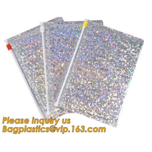 Wholesale Lip Stick Matt Black Cosmetic Zipper Bag,Made of strong PE film with barrier bubble lining.bagease bagplastics