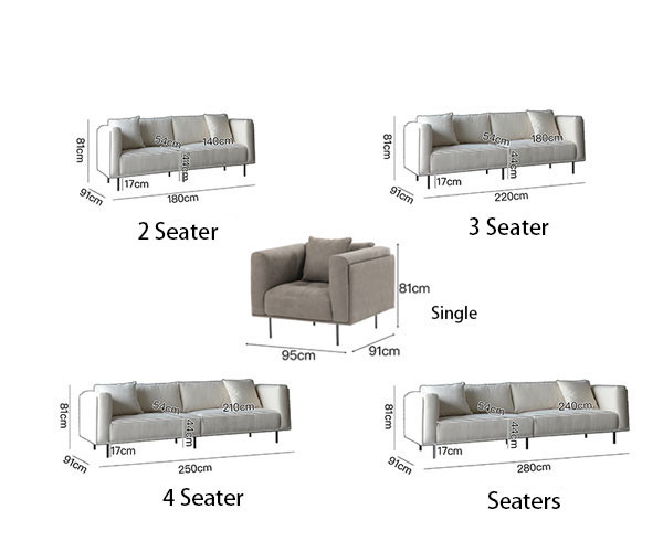 Modern Recliner Cream Couch Living Room Sectional Sofa Bed Italian Style