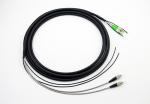 FC/UPC FC/APC BBU/RRU CPRI Base Station Armored Patch Cord 2 Core With Pulling