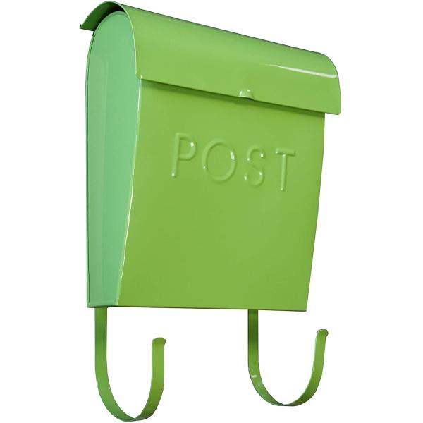 Custom Logo American Style Wedding Mailbox Postbox Cards Box Metal with Red Heart Flag