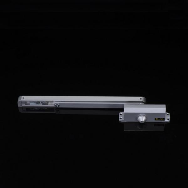 Light Duty Automatic Sliding Door Closer Overhead Hydraulic Open Angle 120 Degree