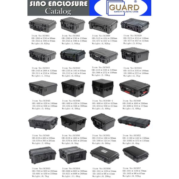 Six Watches Water Resistant Watch Box Black Plastic