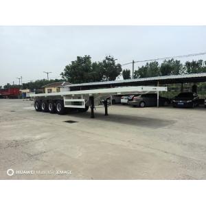 4 Axle Flatbed Trailer Container Truck Cargo Semi Trailers